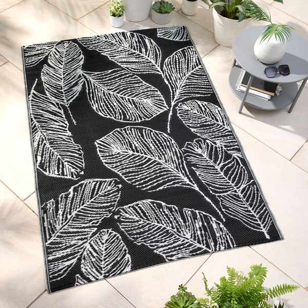 Fusion Matteo Outdoor Rug - Black