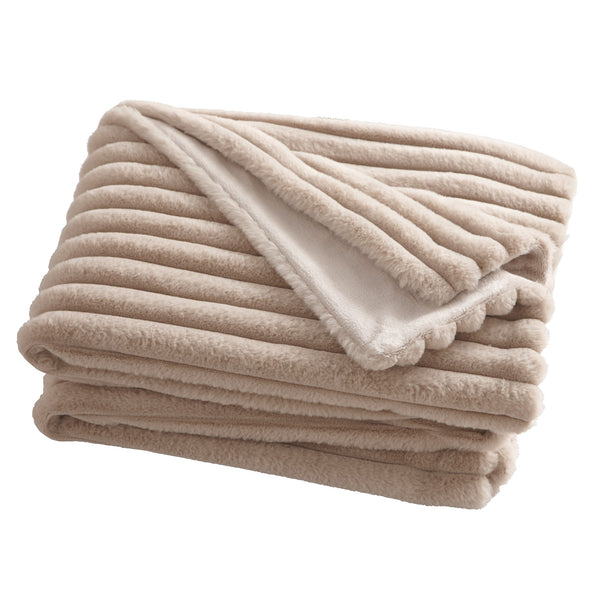 Appletree Hygge Morritz Throw - Natural - Williamsons Factory Shop