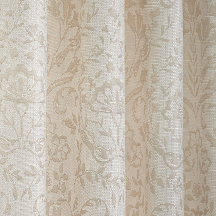 Curtina Marple Eyelet Curtains - Natural - Williamsons Factory Shop
