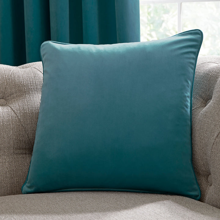 Laurence Llewelyn-Bowen Montrose Cushion - Teal - Williamsons Factory Shop