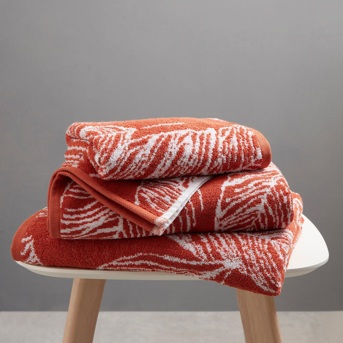 Fusion Matteo Towel - Terracotta