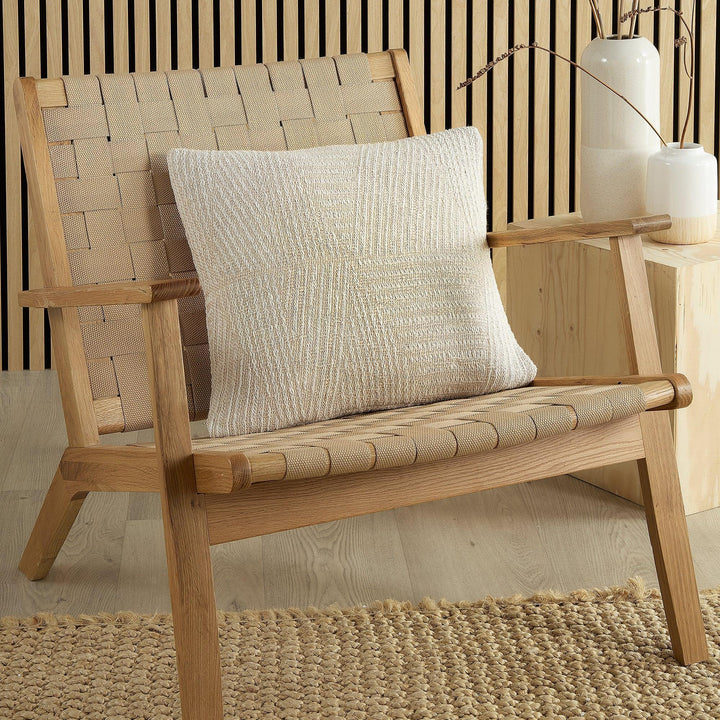Appletree Loft Myan Cushion - Natural - Williamsons Factory Shop