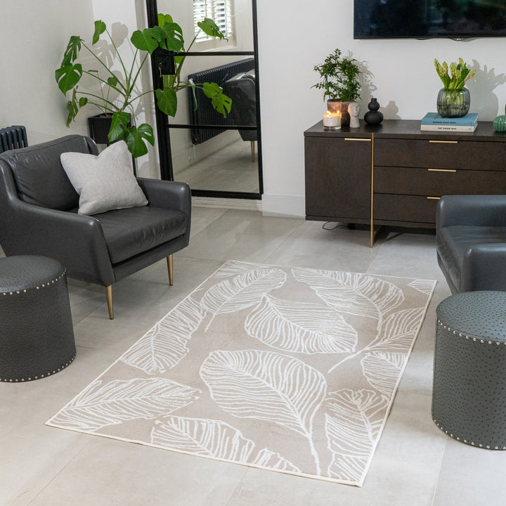 Fusion Matteo Washable Rug - Natural - Williamsons Factory Shop