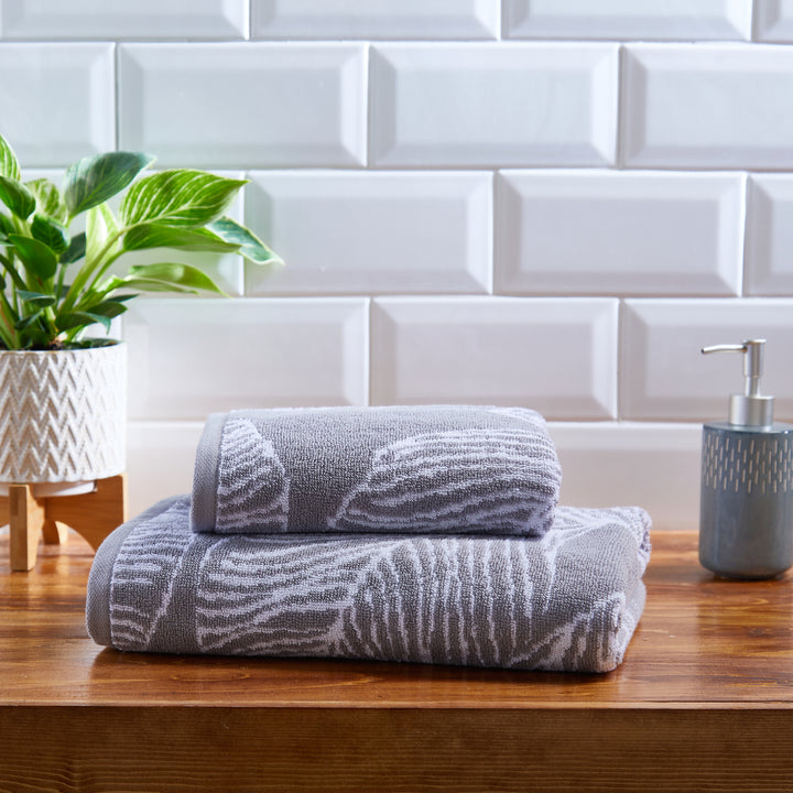 Fusion Matteo Towel - Grey - Williamsons Factory Shop