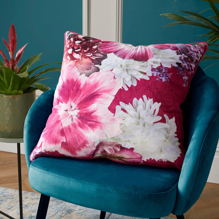Laurence Llewelyn-Bowen Mayfair Lady Cushion - Pink - Williamsons Factory Shop