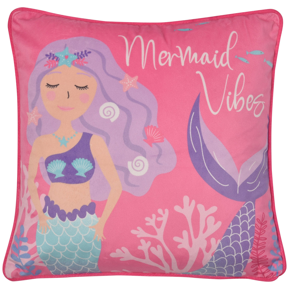 Bedlam Mermaid Vibes Cushion - Pink