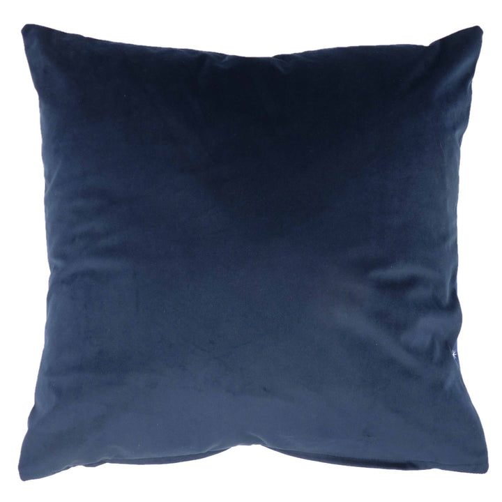 Merry Christmas Filled Cushion - Navy - Williamsons Factory Shop