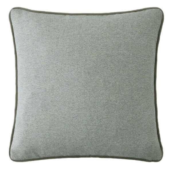 Laura Ashley Milbourne Herringbone Cushion - Grey Sage
