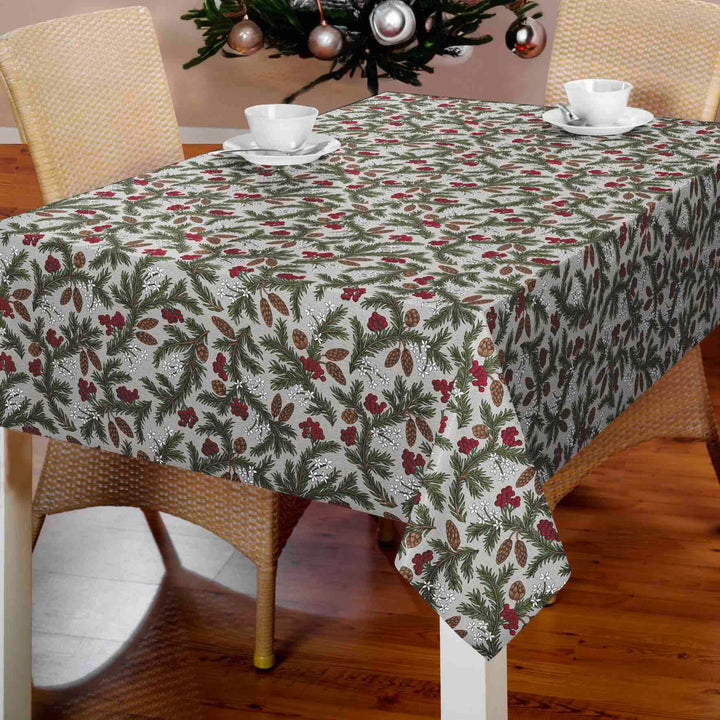 Pine Cones Vinyl Oil Cloth - Williamsons Factory Shop