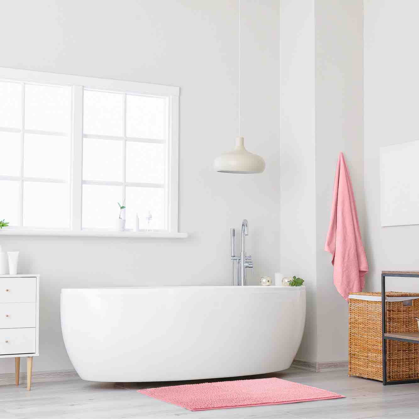 Noodle Bath Mat - Dusky Pink