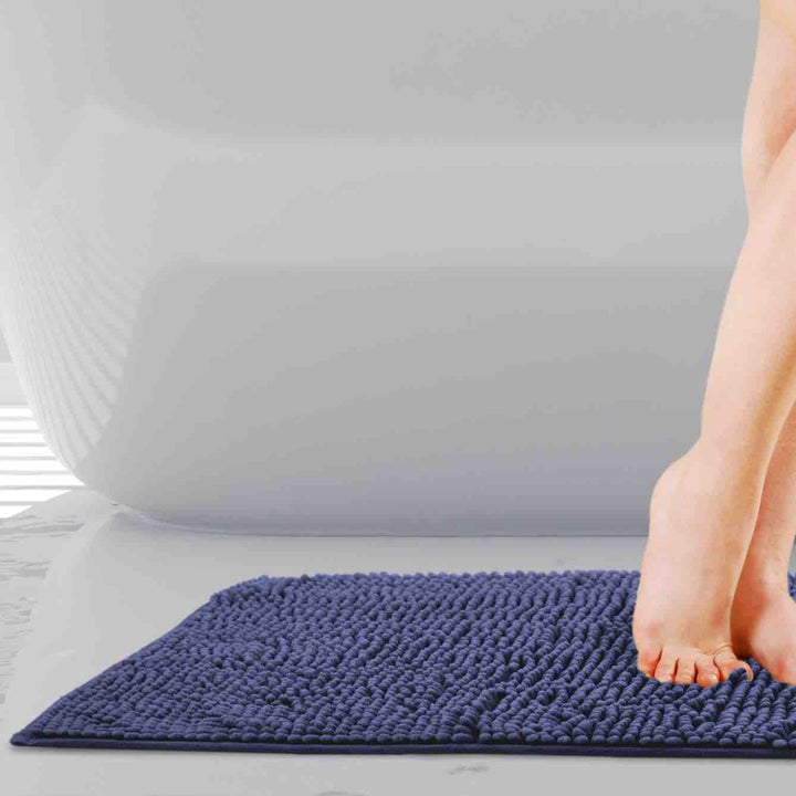 Noodle Bath Mat - Navy - Williamsons Factory Shop