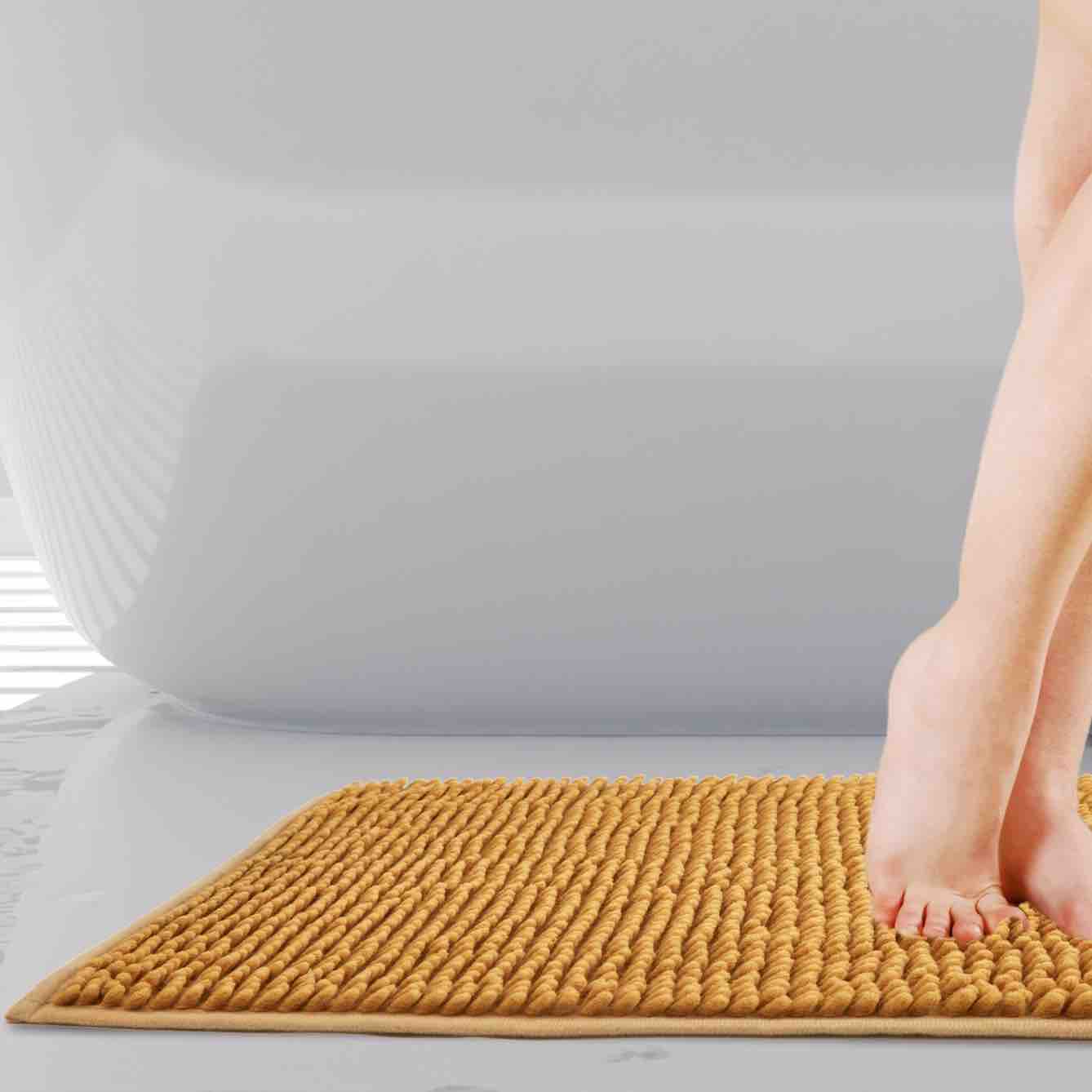 Noodle Bath Mat - Ochre