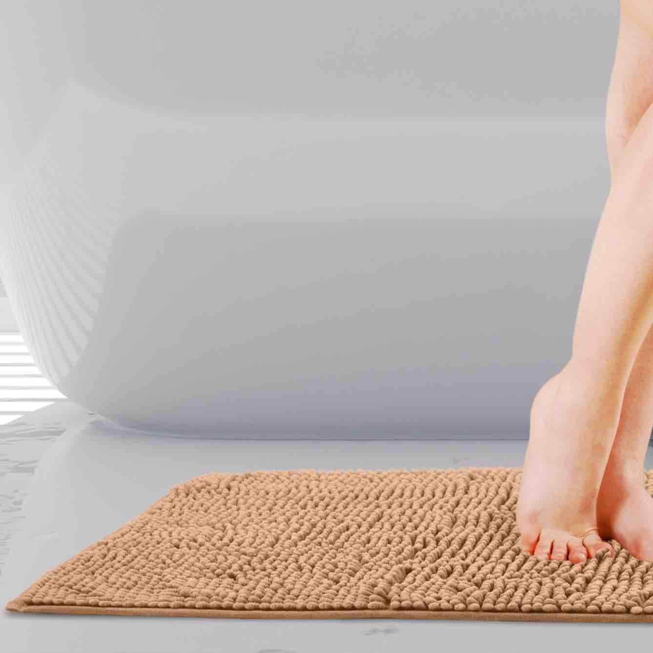 Noodle Bath Mat - Walnut