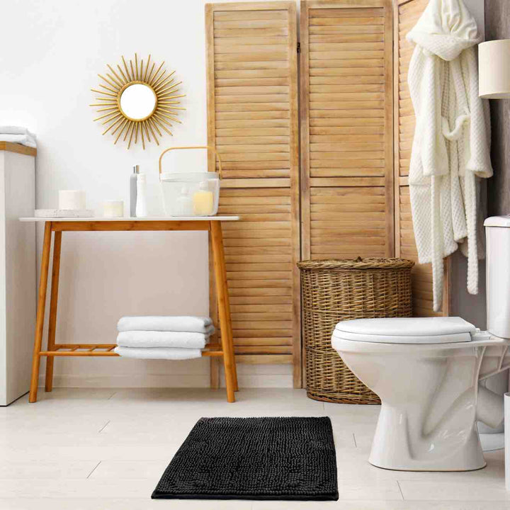 Noodle Bath Mat - Black - Williamsons Factory Shop