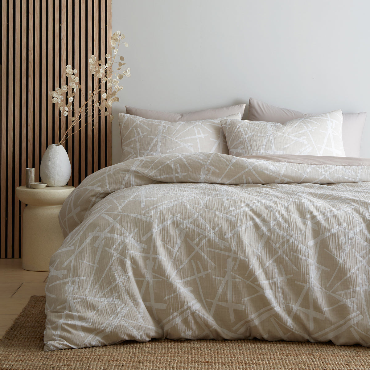 Appletree Loft Otto Duvet Cover Set - Natural