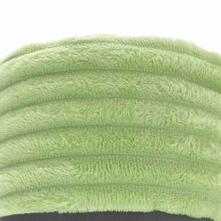 Ribbed Coral Fleece Throw - Natural - Williamsons Factory Shop