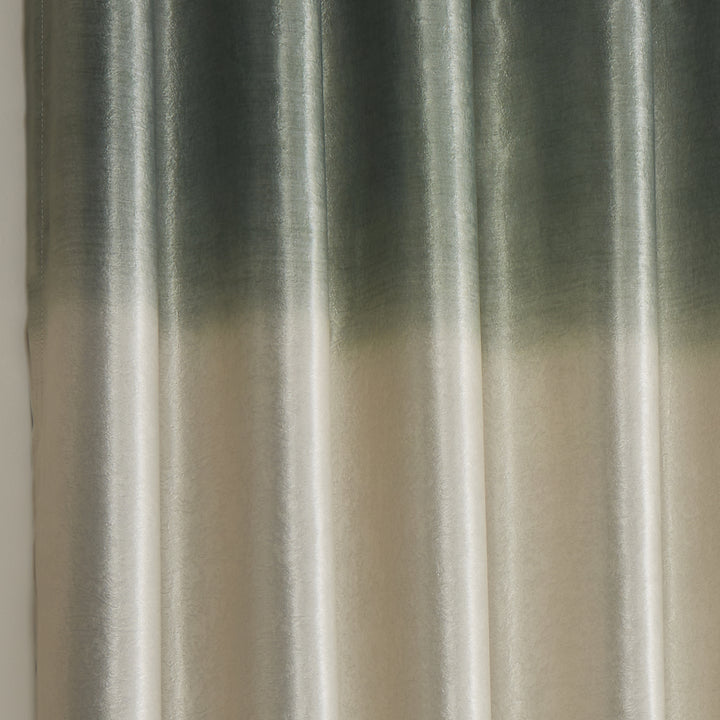 Fusion Ombre Strata Eyelet Curtains - Green - Williamsons Factory Shop