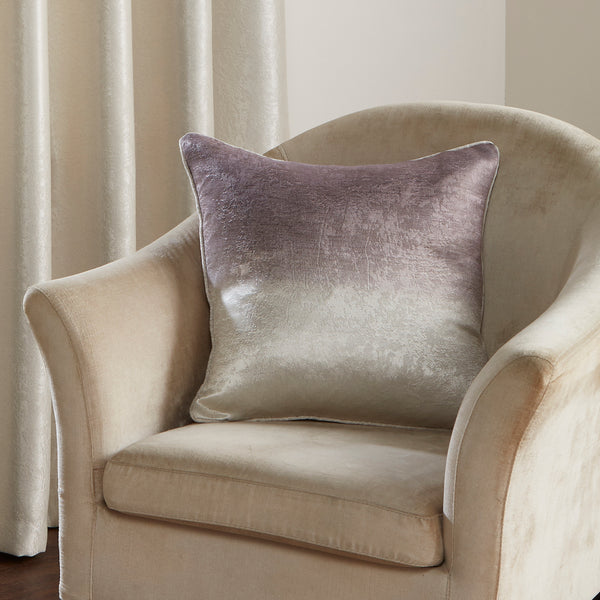 Fusion Ombre Strata Cushion - Chocolate - Williamsons Factory Shop