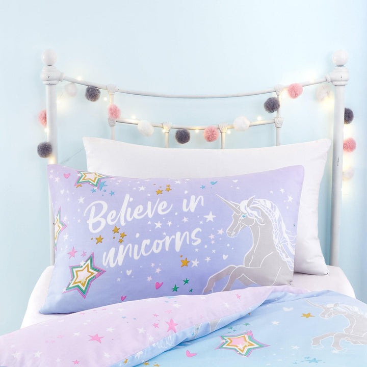 Bedlam Ombre Unicorn Duvet Cover Set - Lilac - Williamsons Factory Shop