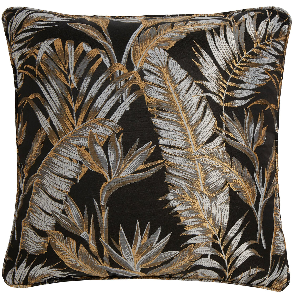 Laurence Llewelyn-Bowen Paradise Palm Cushion - Black