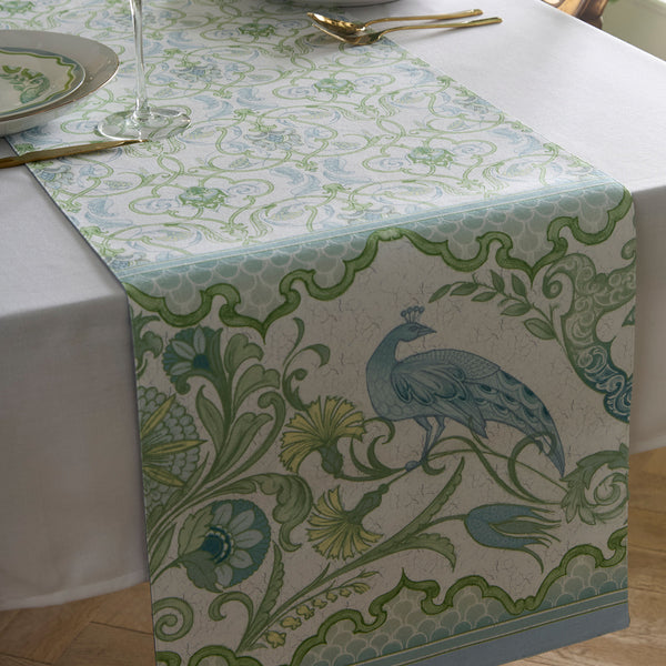 Laurence Llewelyn-Bowen Palm Court Table Runner - Green