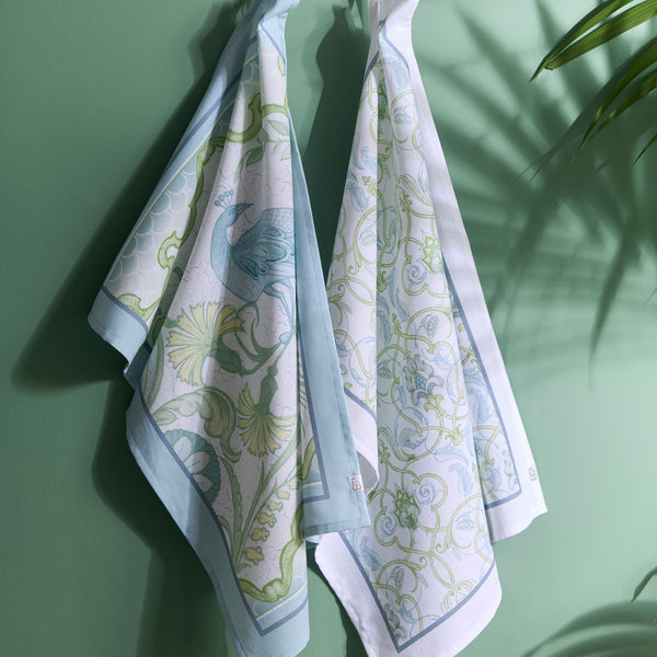 Laurence Llewelyn-Bowen Palm Court Tea Towel (2 Pack) - Green
