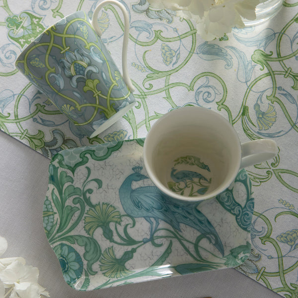 Laurence Llewelyn-Bowen Palm Court Porcelain Mug & Tray Set - Multi