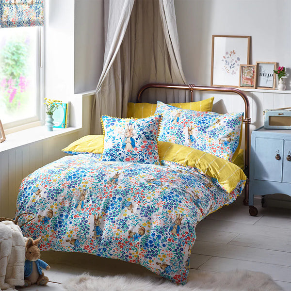 Peter Rabbit Florelli Duvet Cover Set - Multi - Williamsons Factory Shop