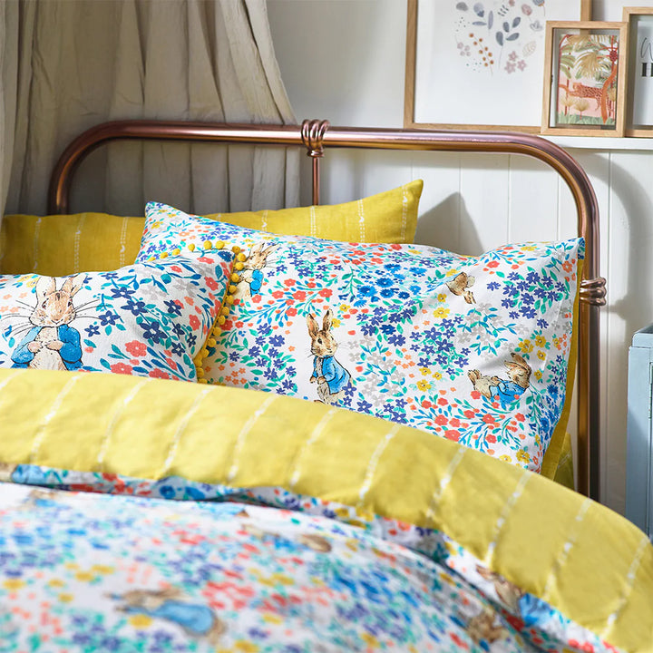 Peter Rabbit Florelli Duvet Cover Set - Multi - Williamsons Factory Shop