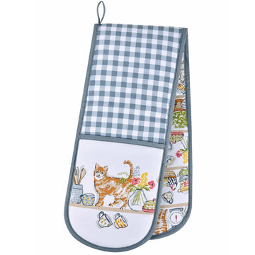 Pantry Cats Double Oven Glove - Multi