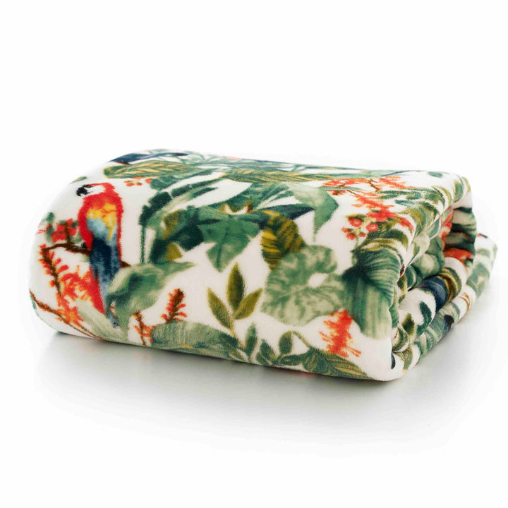 Deyongs Pandemonium Printed Throw - Williamsons Factory Shop