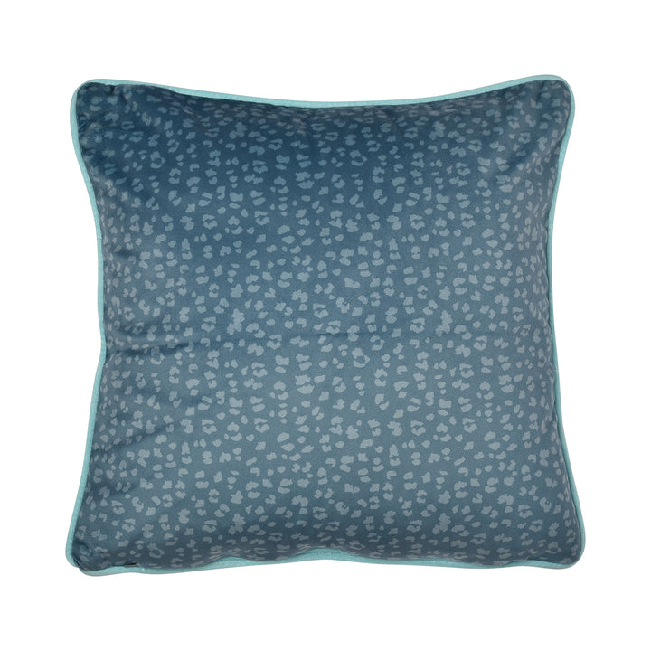 Soiree Peacock Jungle Cushion - Teal - Williamsons Factory Shop