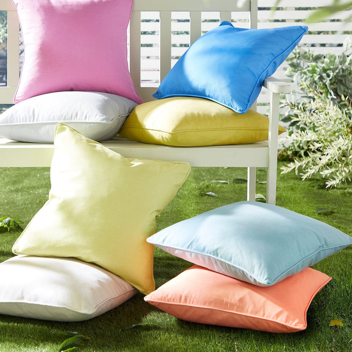 Fusion Plain Dye Cushion - Orange - Williamsons Factory Shop