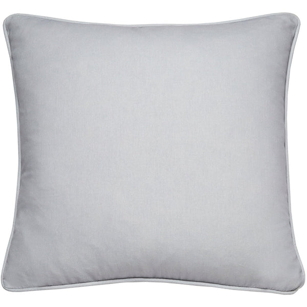 Fusion Plain Dye Cushion - Silver - Williamsons Factory Shop