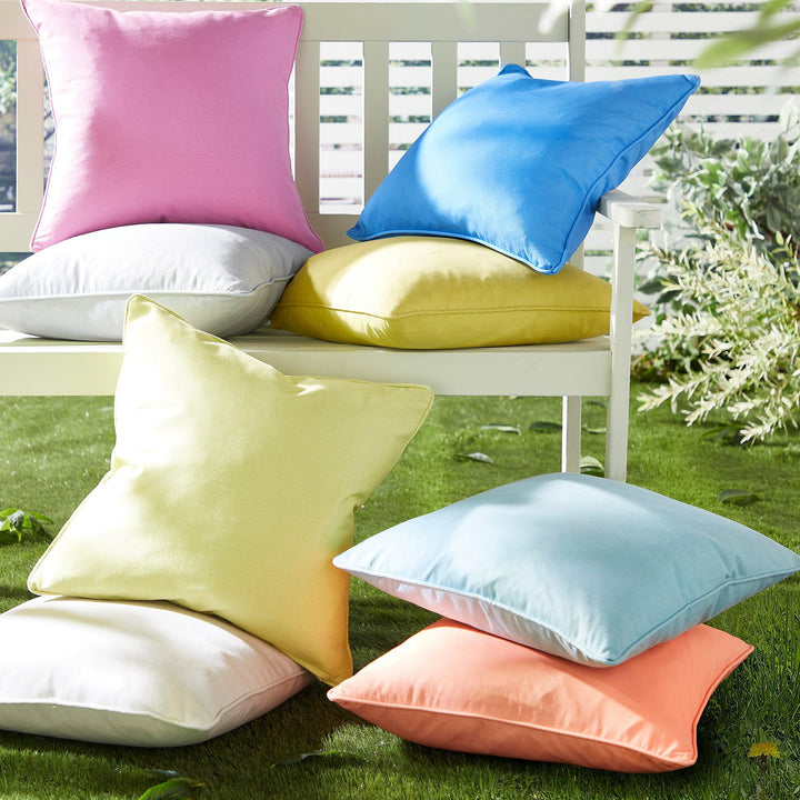 Fusion Plain Dye Cushion - Silver - Williamsons Factory Shop