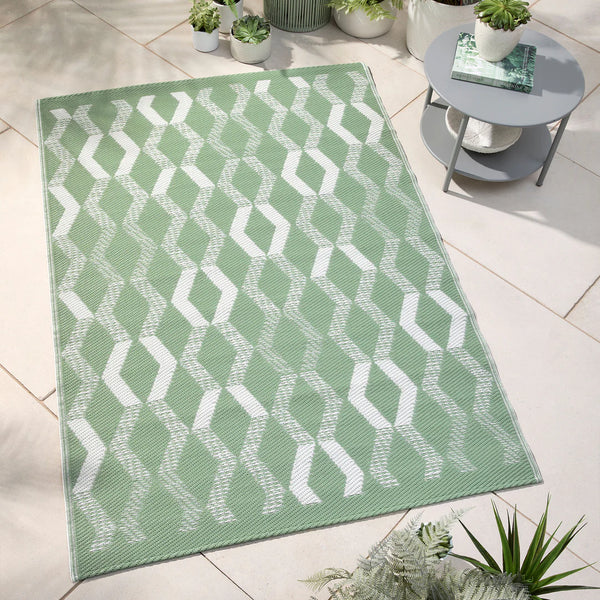 Fusion Rico Outdoor Outdoor Rug - Green