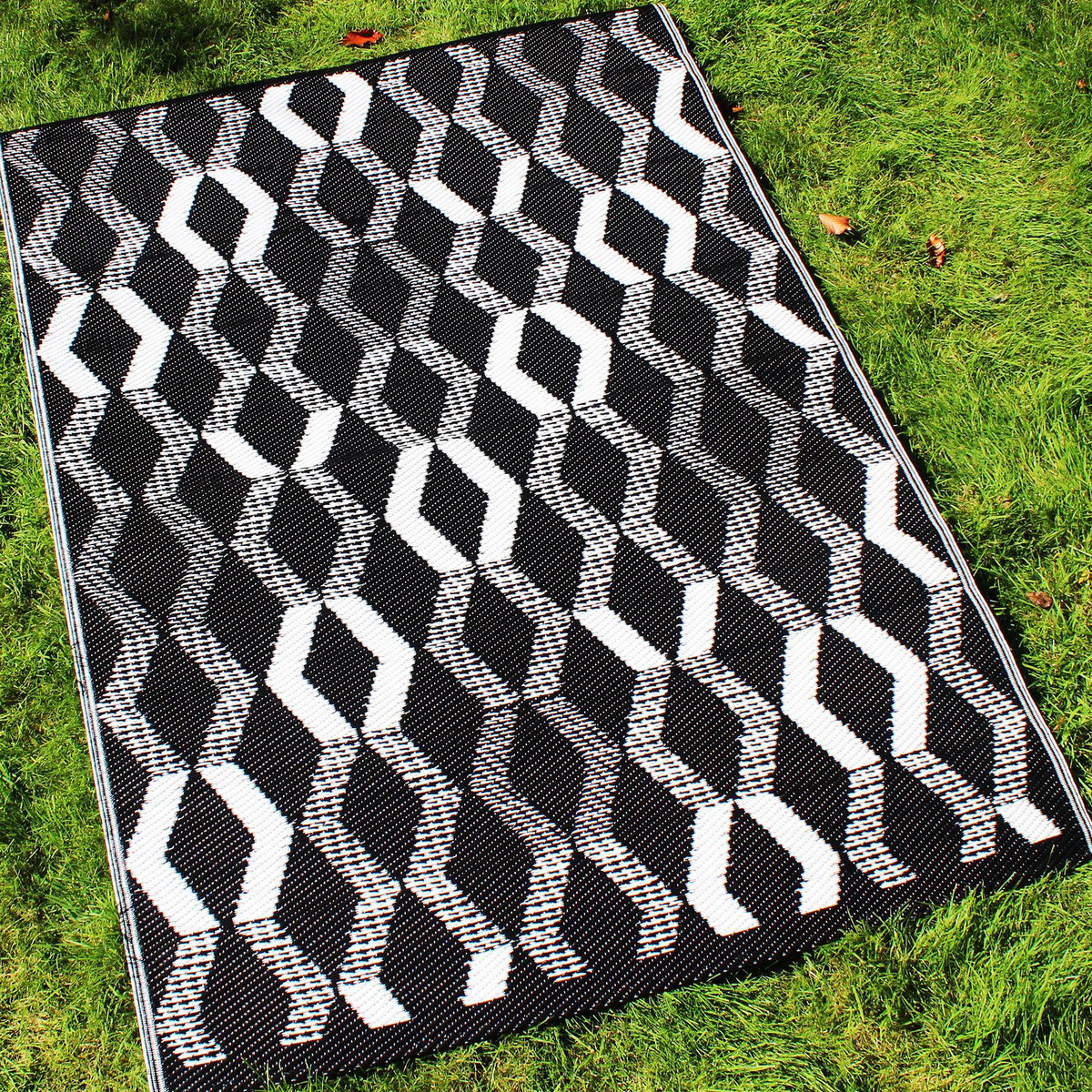 Fusion Rico Outdoor Outdoor Rug - Black