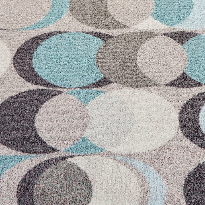 Fusion Sander Washable Rug - Duck Egg - Williamsons Factory Shop