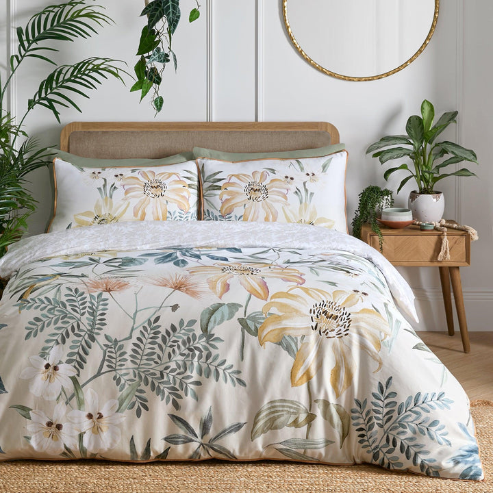Soiree Sagara Duvet Cover Set - Gold - Williamsons Factory Shop