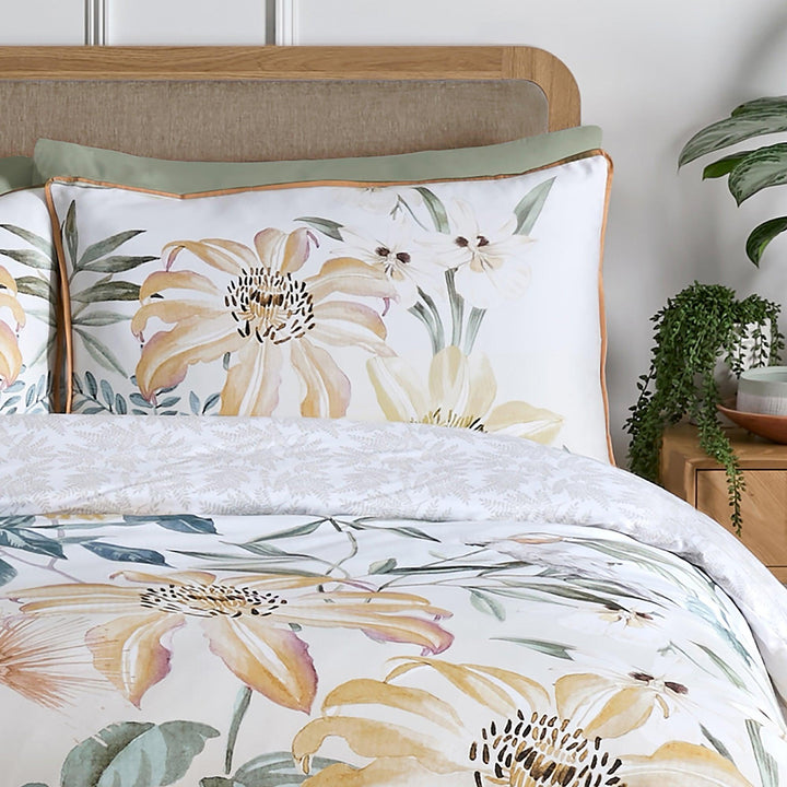 Soiree Sagara Duvet Cover Set - Gold - Williamsons Factory Shop
