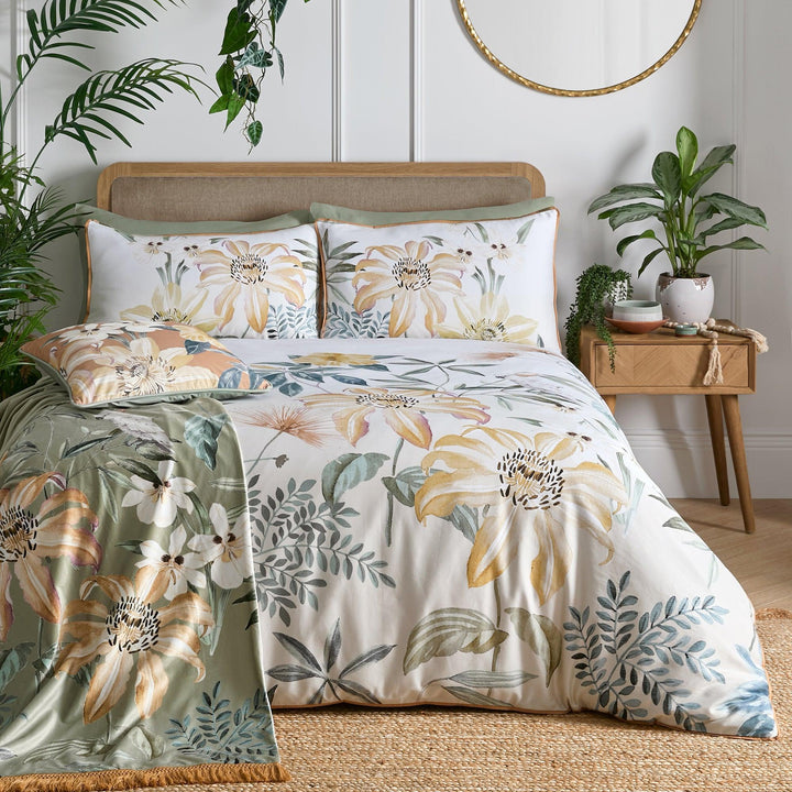 Soiree Sagara Duvet Cover Set - Gold - Williamsons Factory Shop