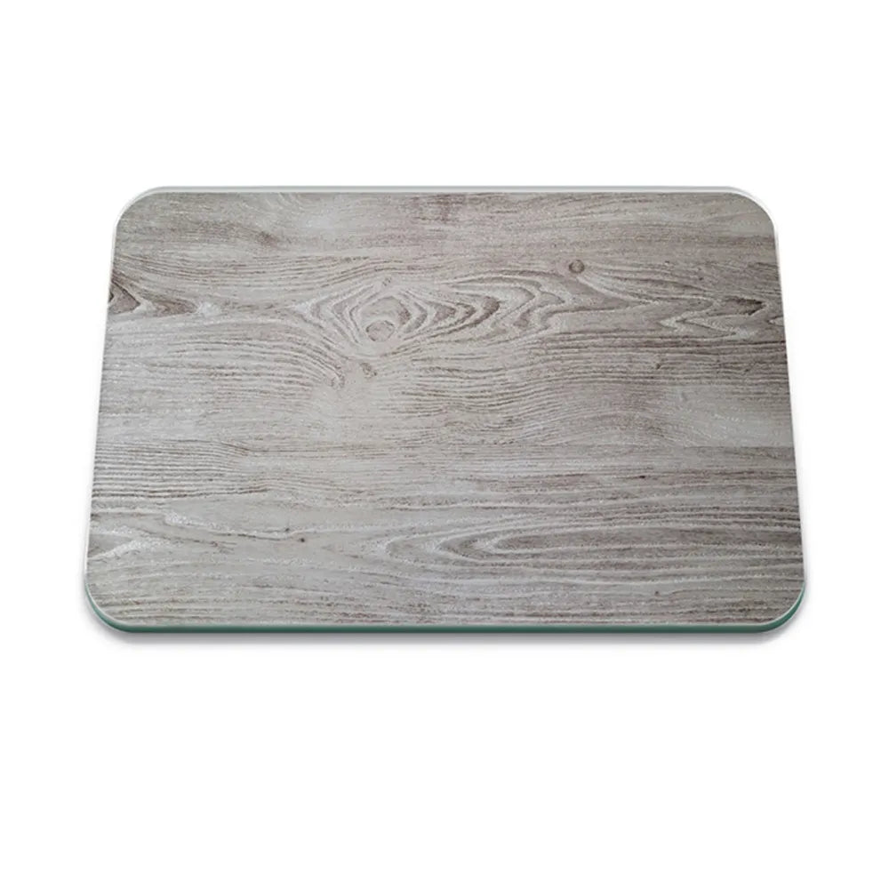 Grey Oak Glass Worktop Protector - Williamsons Home