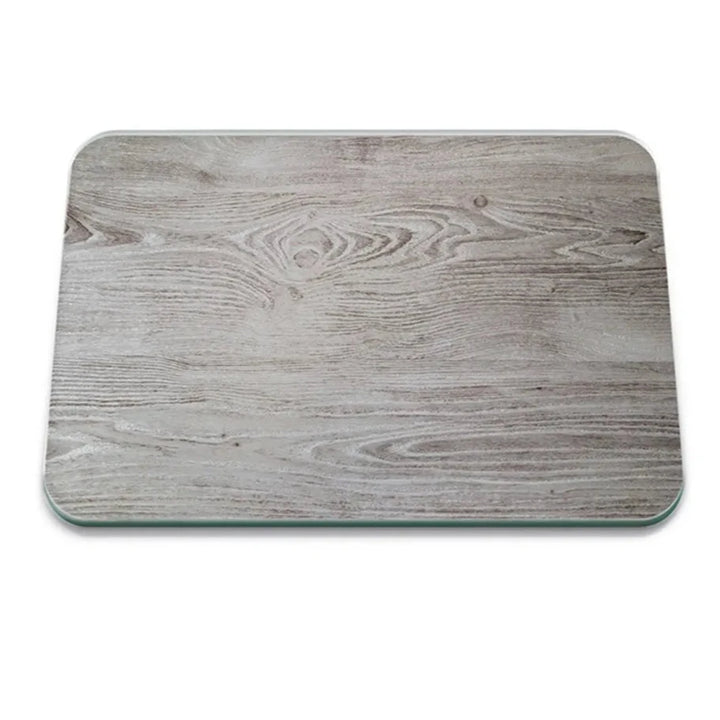 Grey Oak Glass Worktop Protector - Williamsons Factory Shop