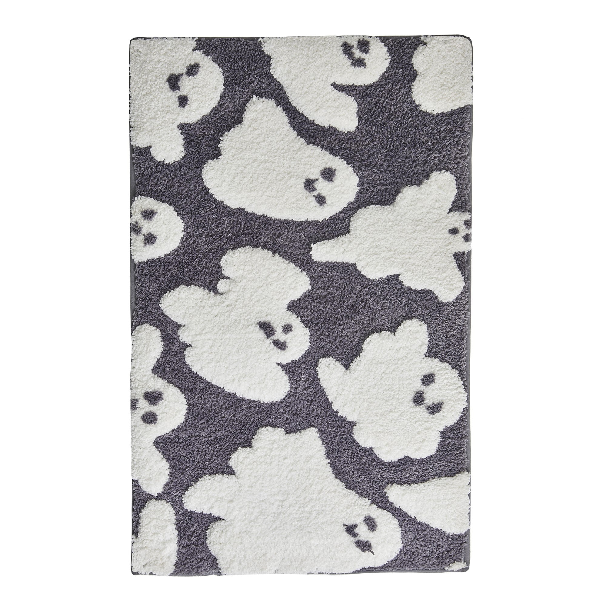 Tinideya Halloween Bath Mat - 20x32 Inch Ghost 'Boo' Bathroom Rug, Non-Slip & Washable - View #2