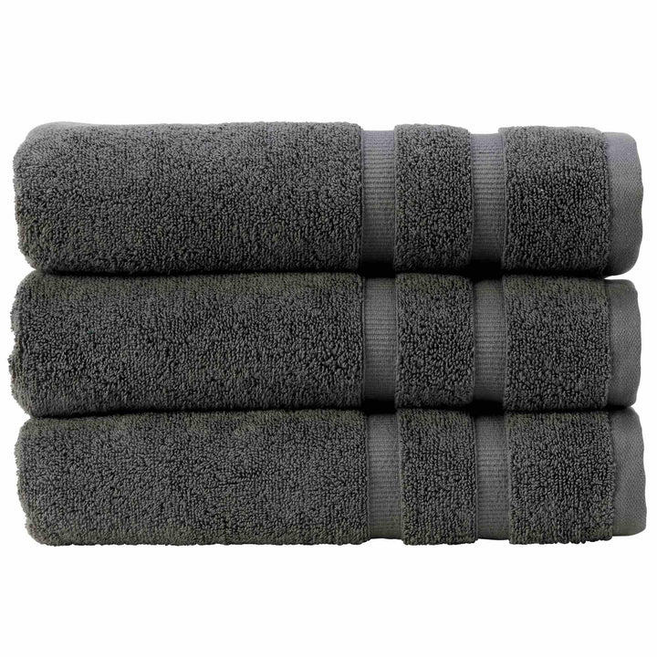 Christy Signum Combed Cotton Towel - Ash Grey - Williamsons Factory Shop