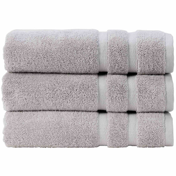 Christy Signum Combed Cotton Towel - Dove Grey - Williamsons Factory Shop