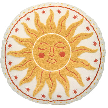 Fusion Soleil Round Cushion - Yellow