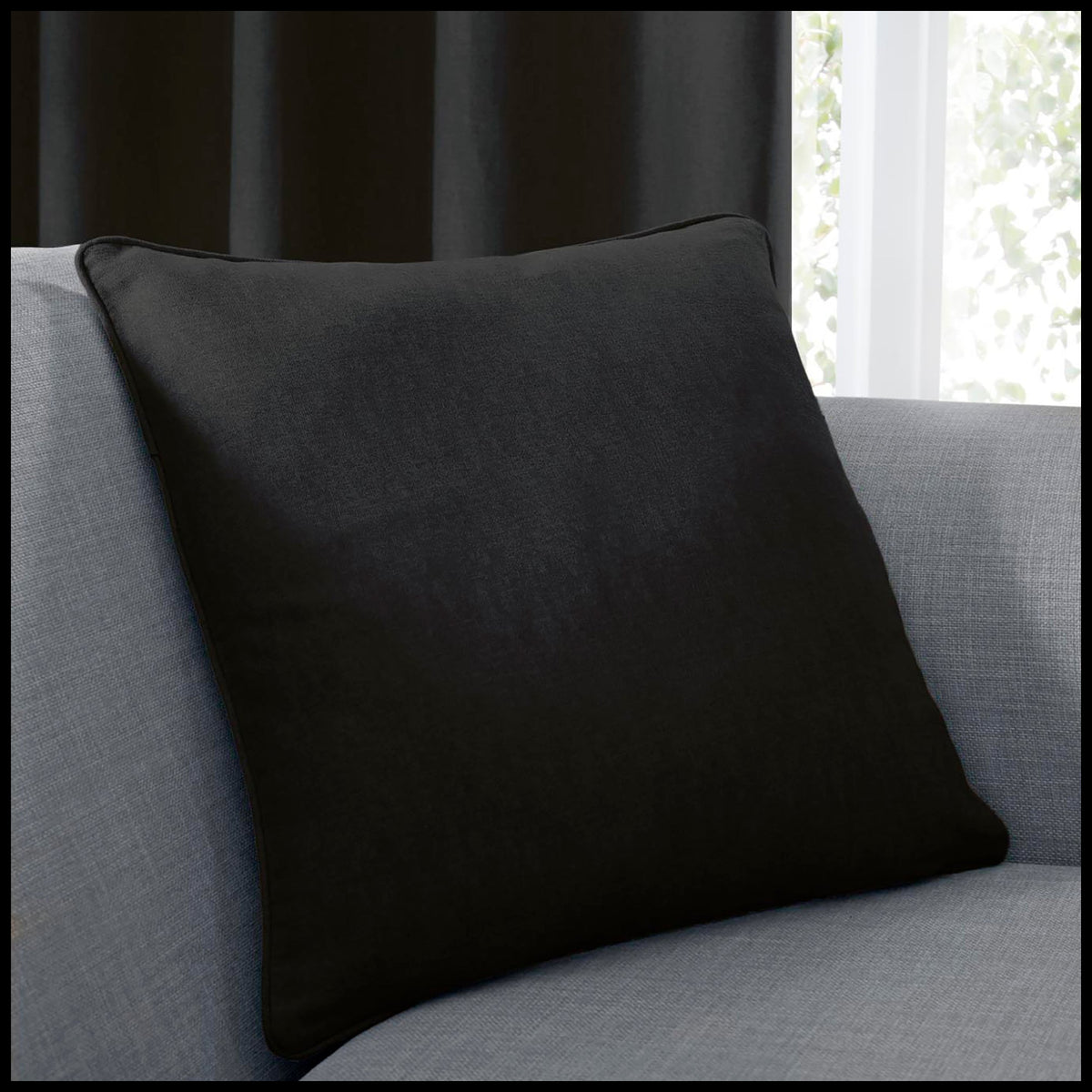 Fusion Sorbonne Cushion - Black