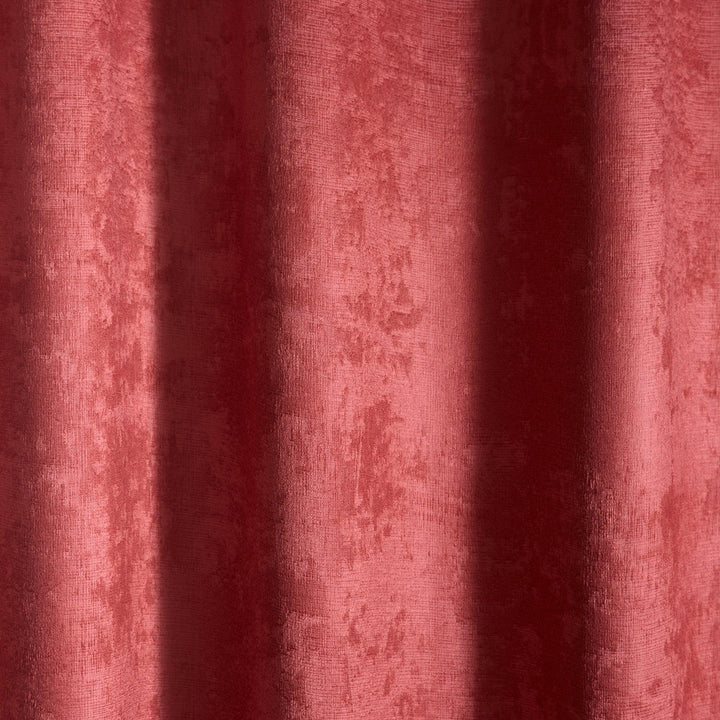 Fusion Strata Eyelet - Panel Door Curtain - Terracotta - Williamsons Factory Shop