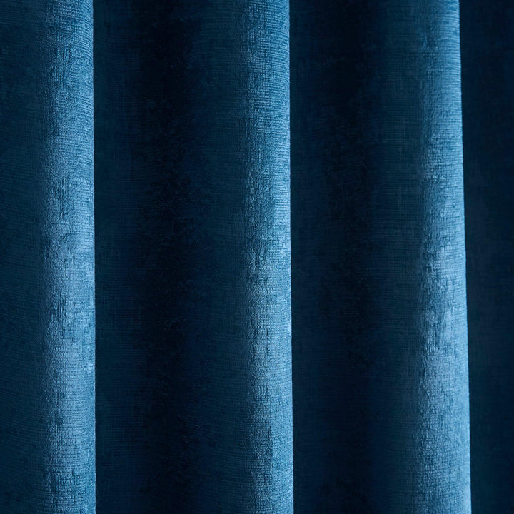 Fusion Strata Eyelet Curtains - Teal - Williamsons Factory Shop